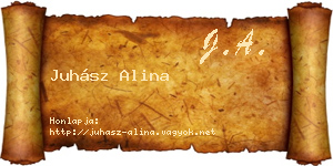 Juhász Alina névjegykártya